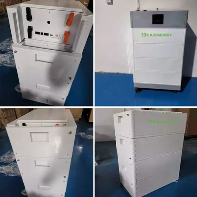 48V 20KWH Stacked Solar Power Home Battery Storage System With 5kw Inverter