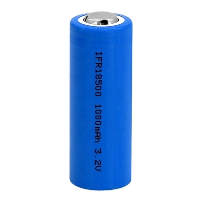 ICR18500 Cylindrical Lithium Ion Battery 1000mAh 3.7V Rechargeable