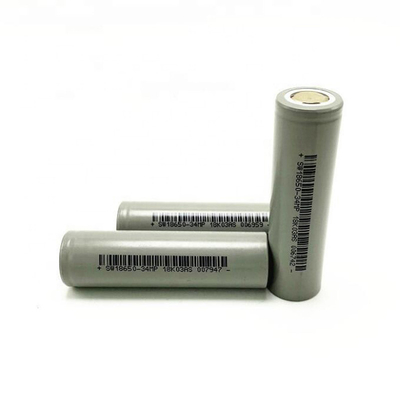 3.7V 3400mAh 18650 Lithium Ion Cell Flat Top Lithium Batteries