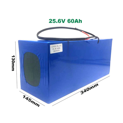 24V 60Ah LiFePO4 Lithium Ion Battery Pack 25.6V Deep Cycle For Scooter